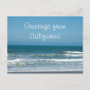 Greetings from California Postcard