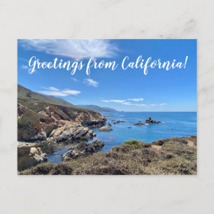 Greetings from California! Postcard