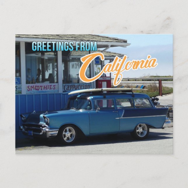 Greetings from California Travel Postcard (Front)