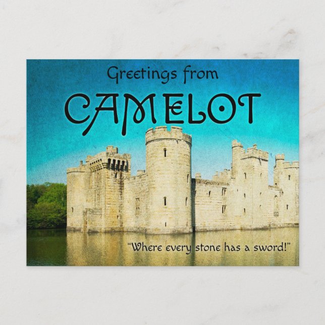 Greetings from Camelot Postcards (Front)