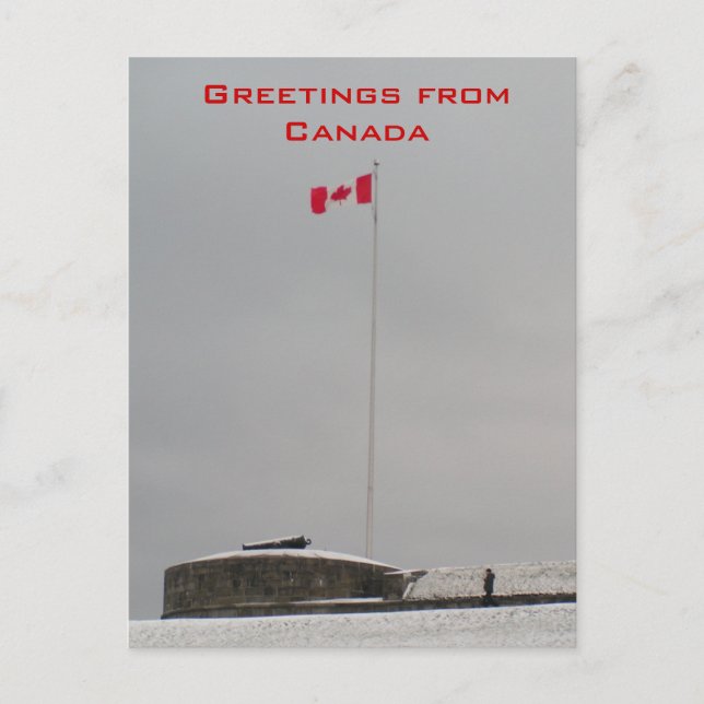 Greetings from Canada Postcard (Front)