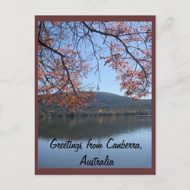 Greetings from Canberra, Australia Postcard (Front)