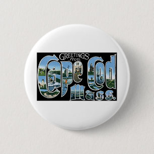 Greetings from Cape Cod 2 Inch Round Button