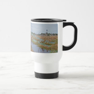 Greetings from Cape Hatteras OBX Travel Mug