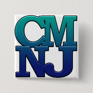 Greetings from Cape May, New Jersey 2 Inch Square Button