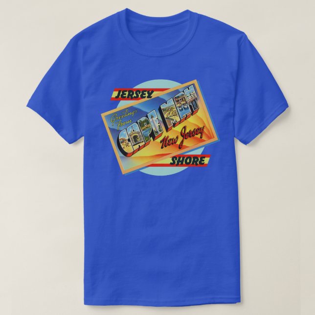 Greetings from Cape May New Jersey T-Shirt (Design Front)