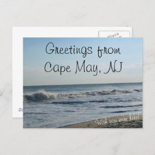 Greetings from Cape May, NJ Postcard