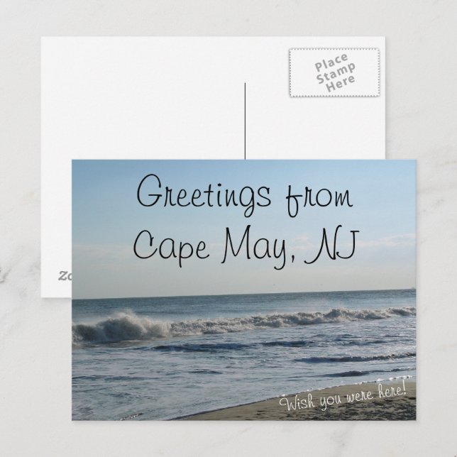 Greetings from Cape May, NJ Postcard (Front/Back)