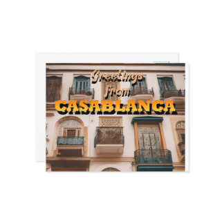 Greetings from CASABLANCA Postcard