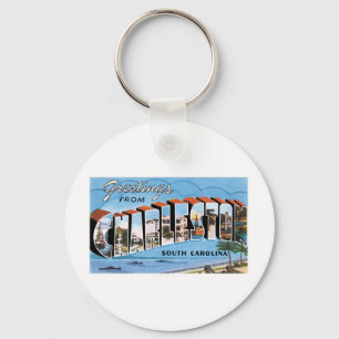 Greetings from Charleston, SC Keychain