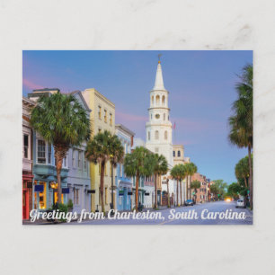 Greetings From Charleston, South Carolina Postcard