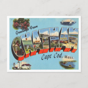 Greetings from Chatham, Cape Cod, Massachusetts Postcard