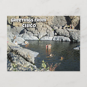 Greetings from Chico (you may change the words) Postcard