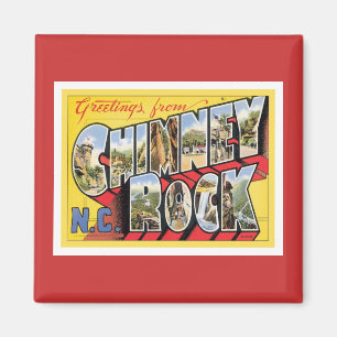 Greetings From Chimney Rock North Carolina Magnet