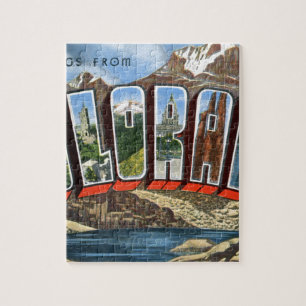 Greetings From Colorado Jigsaw Puzzle