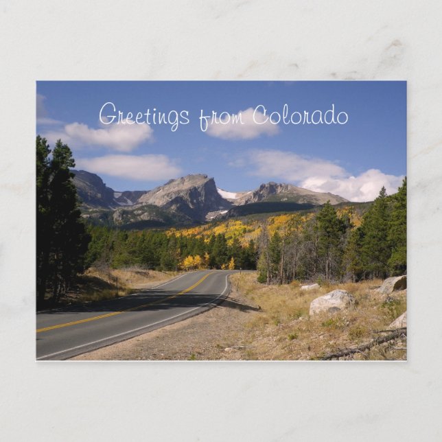 Greetings from Colorado Postcard (Front)