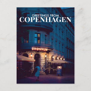 Greetings from Copenhagen Denmark Postcard