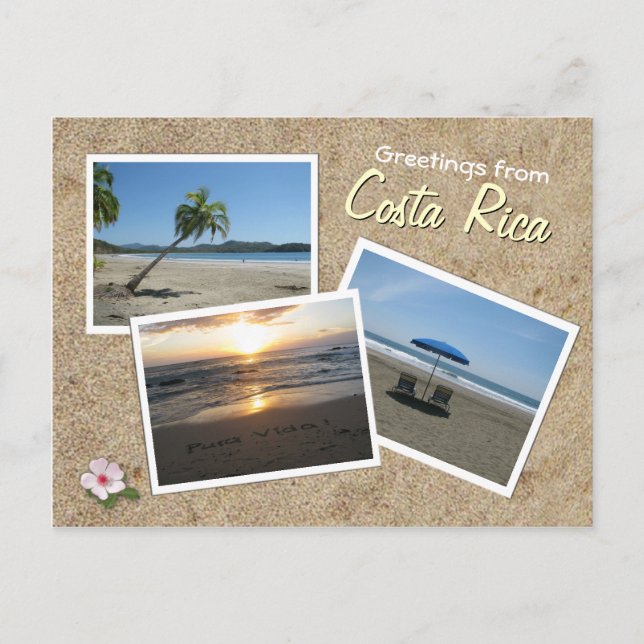 Greetings from Costa Rica Postcard (Front)