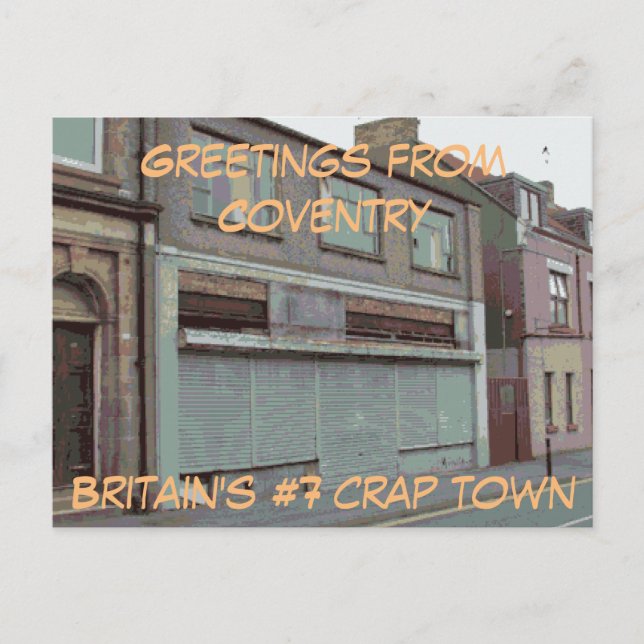 Greetings from Coventry postcard (Front)