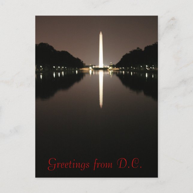Greetings from D.C. Postcard (Front)