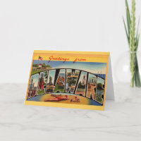 Greetings From Delaware Card