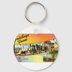 Greetings From Delaware Keychain