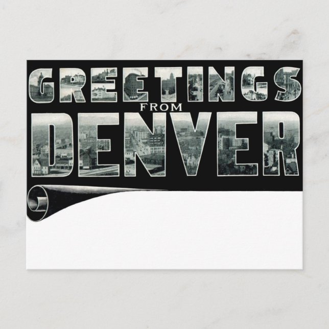 Greetings from DENVER Postcard (Front)