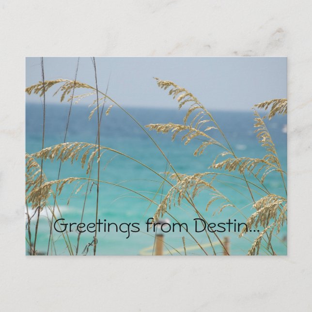 Greetings from Destin postcard (Front)
