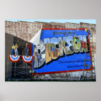 Greetings from Dickson County Tennessee ~ Mural