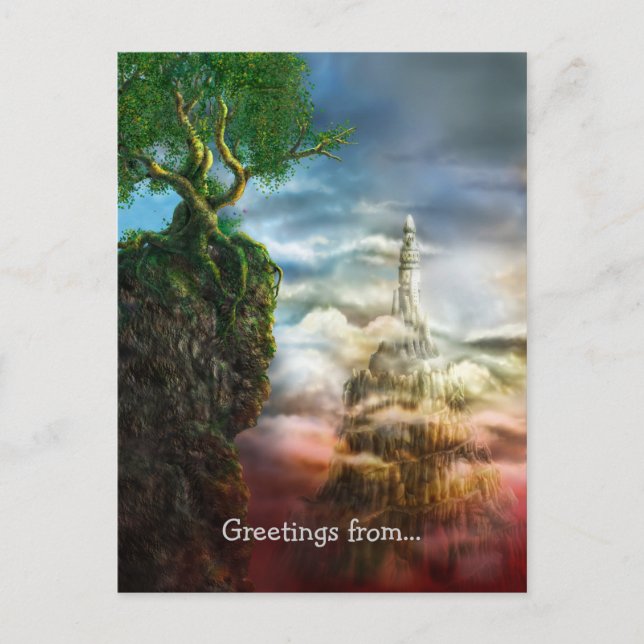 Greetings from... Dis aliter visum est - Postcard (Front)