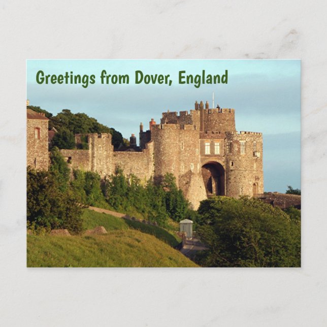 Greetings from Dover, England, 3 Postcard (Front)