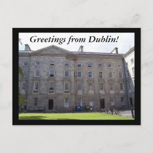 Greetings from Dublin! Postcard