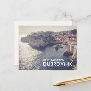 Greetings from Dubrovnik Croatia Postcard