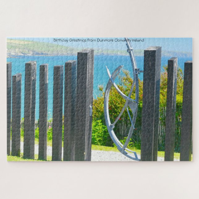 Greetings from Dunmore Clonakilty Ireland Jigsaw P Jigsaw Puzzle (Horizontal)