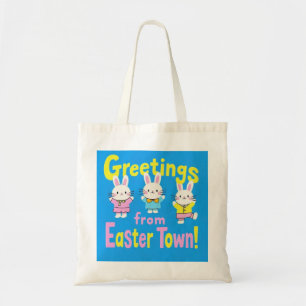 Greetings from Easter Town Tote Bag