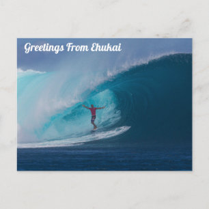 Greetings From Ehukai, Hawaii Postcard