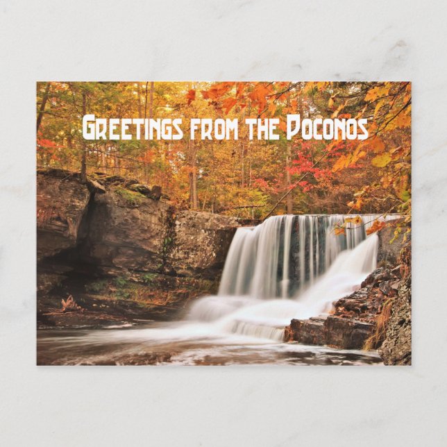 Greetings from Factory Falls, Pennsylvania Postcard (Front)