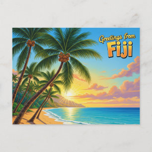 Greetings from Fiji Postcard