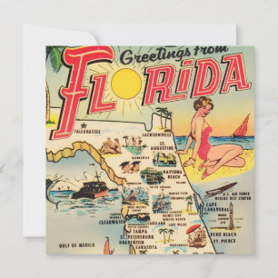 Greetings From Florida Holiday Card