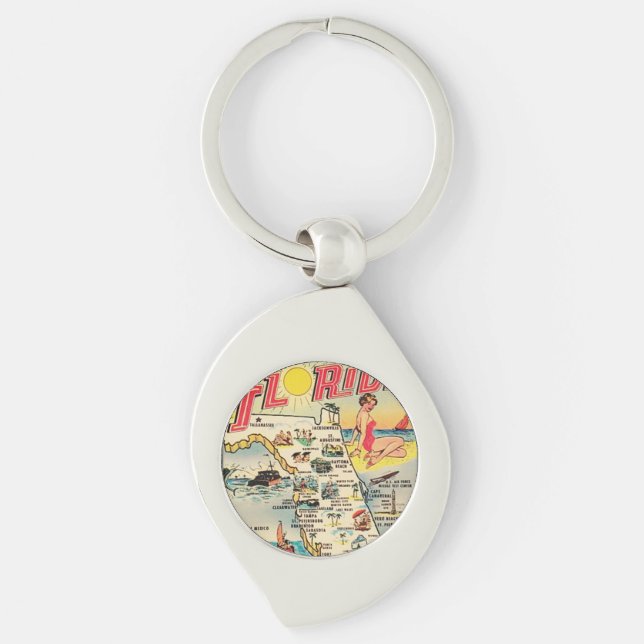 Greetings From Florida Keychain (Front)