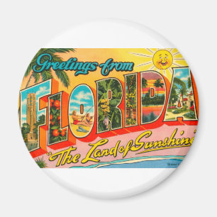 Greetings From Florida Magnet