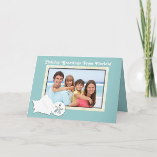 Greetings From Florida Photo Christmas Card