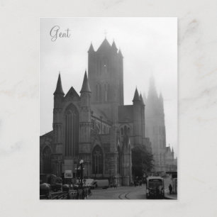 Greetings from Foggy Gent Postcard