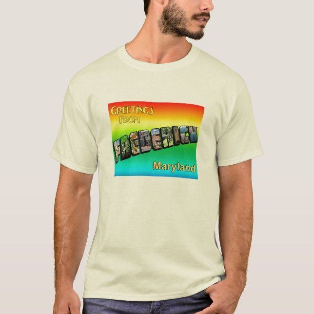 Greetings From Frederick Mens Tee (Front)