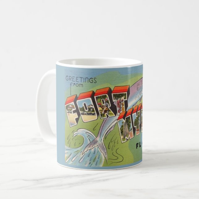 Greetings from Ft. Myers Florida Mug (Front Left)