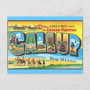 Greetings from Gallup Postcard