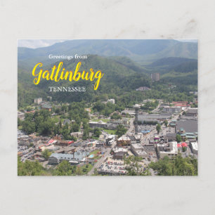Greetings from Gatlinburg Tennessee Postcard  