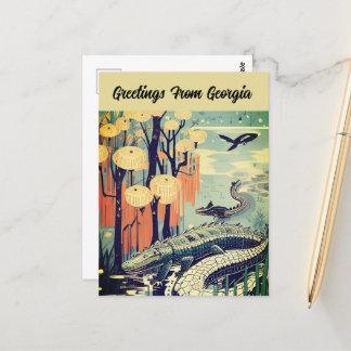 Greetings from Georgia Customizable Travel Card