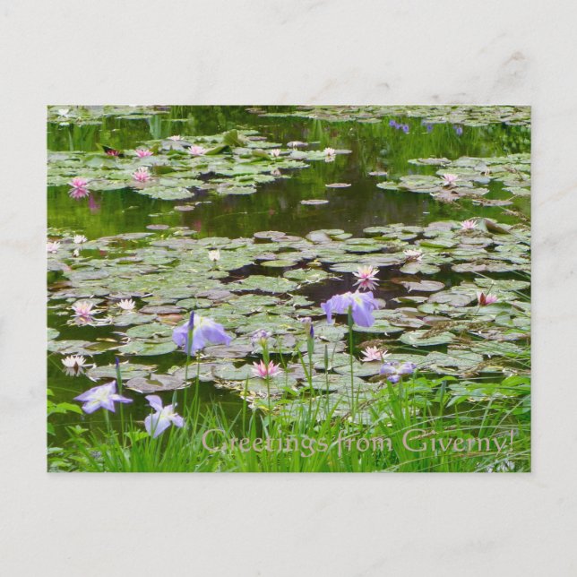 Greetings from Giverny! Postcard (Front)
