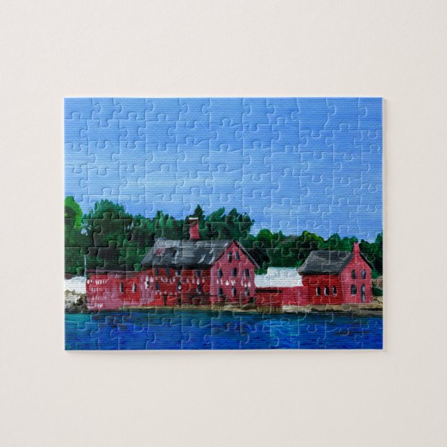 Greetings from Gloucester, MA Jigsaw Puzzle (Horizontal)